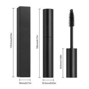 Mascara à base d'eau et d'huile, 2 types, allongeant, volumisant, imperméable, anti-bavures, longue tenue, noir, mascara pour cils, cosmétique - Product Image 6