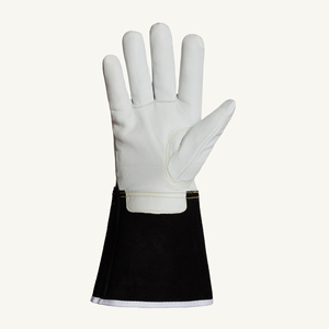 Gants de soudage TIG OEM de qualité supérieure en cuir de vachette pleine fleur, ignifuges, anti-chaleur, anti-coupure, personnalisables, haute qualité - Product Image 1