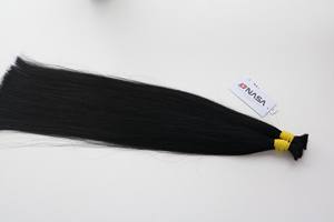 Artículo caliente 2024 extensiones de cabello a granel color negro natural un solo donnor cabello de alta calidad - Product Image 2