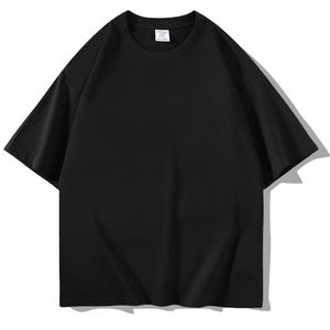 T-shirt blanc unisexe personnalisable de haute qualité, 240 GSM, 100 % coton, coupe oversize, épaules tombantes, respirant, à manches courtes - Product Image 5