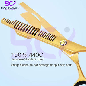 กรรไกรตัดผมคุณภาพสูง ดีไซน์ใหม่ล่าสุด ผลิตตามสั่งได้ พรีเมียม ทันสมัย ทนทานต่อการเกิดสนิม - Product Image 6