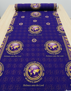 ผ้าพิมพ์ลายแอฟริกันแบบแว็กซ์จากไนจีเรีย สำหรับงานตัดเย็บแฟชั่น ชุดงานอีเว้นท์ ชุดยูนิฟอร์มโบสถ์ ของตกแต่งบ้าน รับผลิตแบบ OEM ODM - Product Image 4