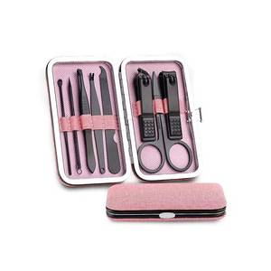 Nail <b>Kit</b> <b>Manicure</b> Set Stainless Steel Portable Case 3 In 1 Nail Clipper Tools Adult Classic Style - Product Image 2
