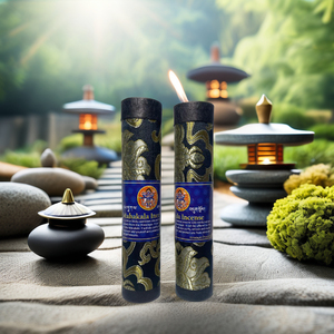 Handmade in Nepal Tibetan Mahakala <b>Sticks</b> Incense Set 2 Juniper Leaves Eco-Friendly Offers Natural Unique Invigorating Fragrance - Product Image 4