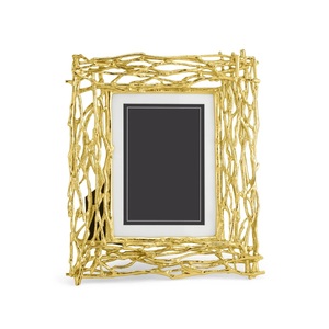Luxury Modern Silver <b>Twig</b> Design Cast Aluminium Eco-friendly Photo Frame Customized Sizes <b>for</b> Living Room Tabletop Hotel <b>Decor</b> - Product Image 4