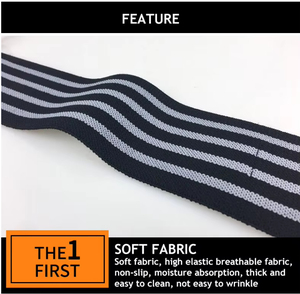 Bandes de soutien élastiques haute résistance pour les poignets avec coutures renforcées pour une performance sûre et sécurisée lors de la musculation - Product Image 3