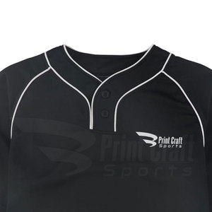 Latest Design Soft Fabric <b>Baseball</b> Two Button Shirts 100% Polyester Team <b>Baseball</b> Two Button Shirts - Product Image 3
