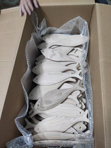 Pez de madera tallado en 3D al mejor precio, pez de madera sin pintar para colorear, pez de madera pintado para decoración del hogar - Product Image 4