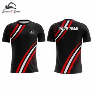 Camisetas de Pickleball Personalizadas para Hombre con Logotipo Personalizado, Mezcla de Poliéster/Algodón Tejido, Fabricante OEM/ODM - Product Image 1