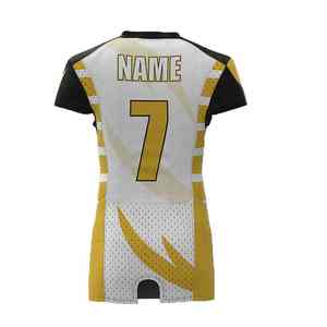 Tenue d'équipe sportive moderne avec tissu léger et panneaux résistants à la transpiration pour des performances maximales, uniforme de football américain - Product Image 2