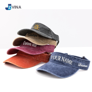 Gorra con Visera Bordada Personalizada, de Algodón Lavado, en Varios Colores, para Golf y Deportes, para Hombre y Mujer, Hecha en Vietnam - Product Image 2