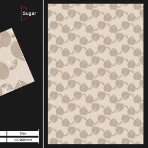 กระเบื้องพอร์ซเลน Superior Sugar Effect ขนาด 300x600 มม. ออกแบบมาเพื่อมอบความอบอุ่นทางสายตา พร้อมพื้นผิวที่หรูหราและโครงสร้างที่แข็งแรง - Product Image 1