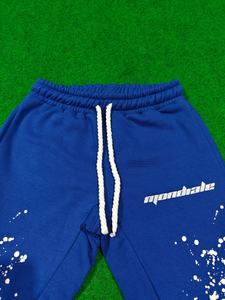 Pantalones Jogger Casuales Holgados de Algodón 100% para Hombre, Estilo Urbano, con Cordón Ajustable y Bordado Personalizado, Corte Acampanado - Product Image 2