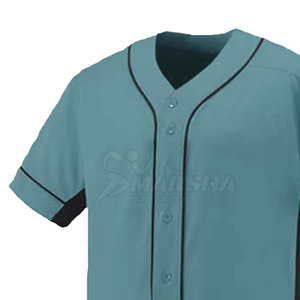 Uniformes de baseball pour hommes de qualité supérieure, design personnalisé, nouveau style, couleur unie, vente en gros de vêtements de sport, uniformes de baseball pour équipes, vente chaude - Product Image 5