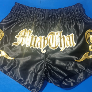 Nouveauté Shorts de Muay Thai pour Hommes 100% Polyester Solide Décontracté Séchage Rapide Respirant Écologique Taille Élastique - Product Image 1