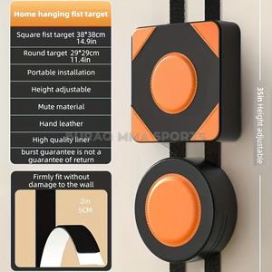 Cible de frappe murale pour entraînement de boxe, coussin de frappe pour coup de crosse, pour la maison et la salle de sport - Product Image 6