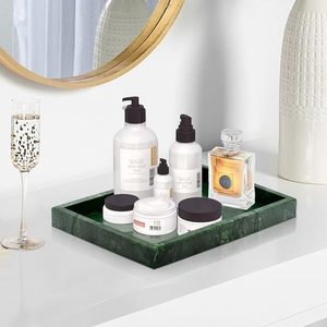 Budget Friendly Marble Decorative <b>Tray</b> for Candles, <b>Perfumes</b>, Jewelry and Luxury Home Table Decoration By AALIYAN IMPEX - Product Image 3