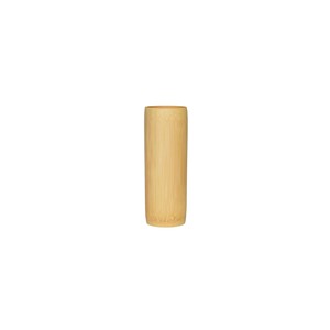 Aqdus Saleem AS-WT17 Bamboo Mid Century Modern Rectangle <b>Wave</b>-Textured Pen Holder <b>Brush</b> Organizer Bamboo Rattan Handicraft | - Product Image 1
