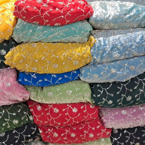 Tela Fendy Bordada, Suave al Tacto y Transpirable, para Vestidos de Novia, Decoración del Hogar, Estilo Elegante, Accesorios de Muebles de Lujo No Tejidos - Product Image 1