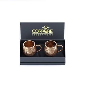 Mug à Moscow Mule en cuivre, tasse à bière, design classique vintage, minimaliste, écologique, emballage cadeau, cadeau d'affaires - Product Image 4