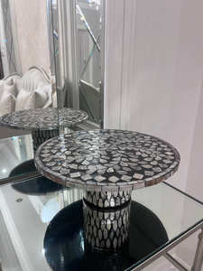 Mesas de café con incrustaciones de hueso únicas de estilo duradero para transformar tu espacio - Product Image 4