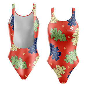 Traje de Baño de Una Pieza Personalizado por Sublimación para Mujer, Traje de Baño Elástico de Secado Rápido para Piscina, Playa y Deportes, Fabricación OEM - Product Image 6