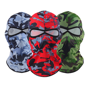 Masque facial camouflage intégral, respirant, imperméable, 100% polyester, réglable, unisexe adulte - Product Image 6