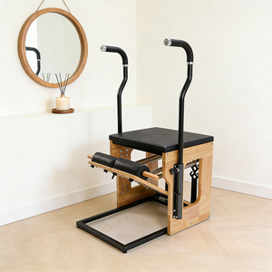 <span class=keywords><strong>Silla</strong></span> Reformer <span class=keywords><strong>Wunda</strong></span> de <span class=keywords><strong>Pilates</strong></span> de Madera Duradera (Haya, Roble, Arce) para Estudio de Yoga y Equilibrio Corporal - Product Image 5