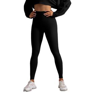 Pantalones de Yoga de Cintura Alta Sin Costuras para Mujer, Leggings Deportivos Transpirables con Cintura Elástica, Ropa Deportiva de Alta Calidad - Product Image 1
