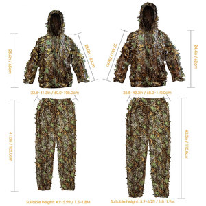 Ensemble de costumes de chasse de haute qualité pour hommes avec motifs de camouflage personnalisés, fabricant de vêtements d'aventure en plein air - Product Image 3
