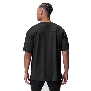 Camiseta de Hombre, Corte Ajustado, Casual, Manga Corta, Cuello Redondo, 100% Algodón, 150g, Patrón de Leopardo Bordado, Anti-Pilling - Product Image 3
