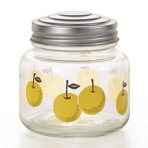 Aderia Retro Bonbon Jar Mini, Recipiente de Vidrio con Tapa de Metal, Hecho en Japón, Tarro para Dulces, Estilo Retro Showa, Contenedor para Almacenamiento de Alimentos - Product Image 3