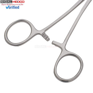 Lot de 6 pinces hémostatiques droites Kelly 5,5 pouces en acier inoxydable de qualité chirurgicale, pinces de serrage à mécanisme à cliquet manuel CE - Product Image 6