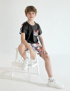 Conjunto de Camisa y Pantalones Cortos de Verano para Hombre, Traje Casual de Dos Piezas, Ligero y Transpirable, Venta al Por Mayor - Product Image 4