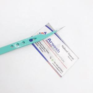 ที่หนีบขนตาปลอมทำจากสเตนเลสสีเขียวเคลือบน้ำเป็นมิตรต่อสิ่งแวดล้อม - Product Image 5