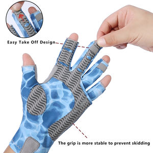 Guantes de Gimnasio para Levantamiento de Pesas, Medios Dedos, Antideslizantes, Impermeables, con Soporte para Muñeca, para Hombres, Cross Training, Ciclismo, Deportes, OEM, ODM - Product Image 6
