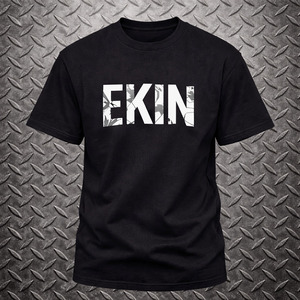 Ekin Impex T-shirt for Men Cotton 260GSM Custom Design Men's T-shirts Neck Oversize Good Quality T-shirt Plain t Shirt for Men - Product Image 1