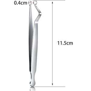 Ear <b>Piercing</b> Forceps Cartilage Helix Tragus <b>Piercing</b> Pliers <b>Clamps</b> Stainless Steel Body <b>Piercing</b> Forceps Tattoo <b>Clamp</b> Hemostatic - Product Image 3