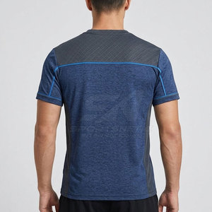 T-shirt de sport décontracté pour homme à manches courtes et coupe ample, idéal pour les séances d'entraînement et le streetwear. - Product Image 4