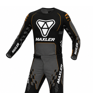 Traje de Motocross Personalizado de Alta Calidad, de Secado Rápido, con Jersey y Pantalones, Talla Grande, Impermeable, Ignífugo y Transpirable para Hombre - Product Image 3