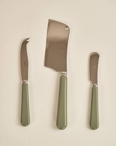 Copper <b>Cheese</b> <b>Knife</b> <b>Set</b> With Marble Handles Durable Serving Tools For Gourmet <b>Cheese</b> Platter - Product Image 4