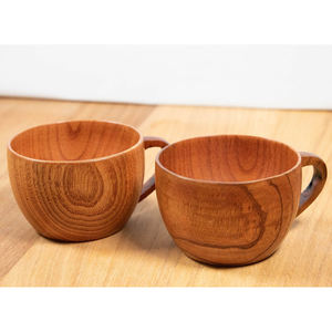 Craft Emporium exporte des tasses à thé et à expresso en bois à double paroi avec soucoupe, design moderne et écologique pour la maison et les voyages - Product Image 3