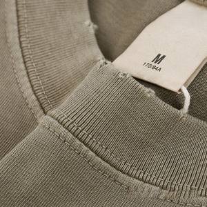 OEM Custom Logo Blank Breathable 100% Cotton O-Neck Casual American Style Acid Washed Distressed Vintage Short Sleeve T-<b>Shirt</b> - Product Image 4