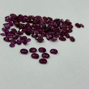 Gem Quality Natural Rhodolite <b>Garnet</b> Oval Cut 6x4mm Calibrated Loose Pink <b>Garnet</b> Gemstones Untreated Madagascar Wholesale - Product Image 1
