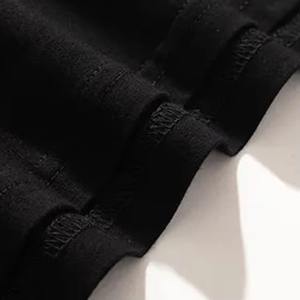 T-shirt en coton oversize pour homme, coupe carrée à épaules tombantes, manches courtes, col rond, imprimé en relief et strass, pour usage décontracté, vente en gros - Product Image 3