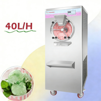Commerciële 40L/H harde ijsmachine 220V/110V automatische ijsmachine voor winkel en restaurant
