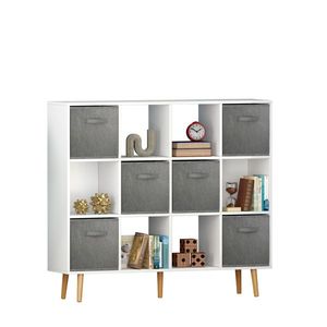 Estantería Blanca de Diseño Elegante para Hogar, Oficina o Biblioteca - Product Image 3