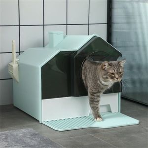 Premium Cat Litter Box & Accessories Providing Comfort and Hygiene for Feline Friends - Product Image 1