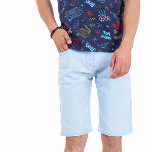 <b>Mens</b> <b>Stretch</b> Denim Shorts Dark Washed Casual Gym Outdoor Workout Wear Breathable Jean Shorts Comfortable Denim Short - Product Image 5