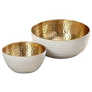 Bol de service en métal décoratif de haute qualité, finition dorée, gravé, pour le chocolat, pour les fêtes, les restaurants - Product Image 3
